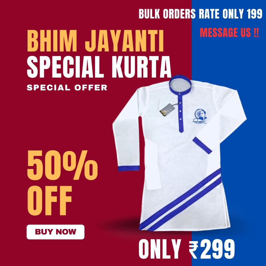 🔥 Bheem Jayanti Special Kurta – Celebrate with Pride! 🔥